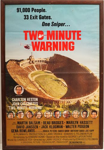Original Two Minute Warning Movie Poster 