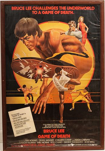 Original Bruce Lee In Game Of Death Movie Poster 