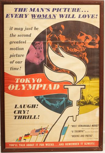 Original Tokyo Olympiad Movie Poster 