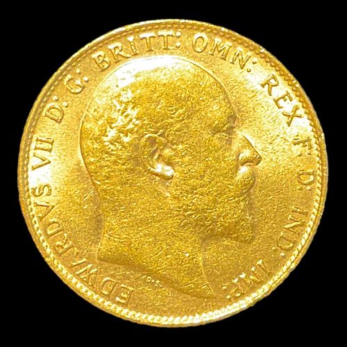 UK 1907 Gold Sovereign King Edward VII