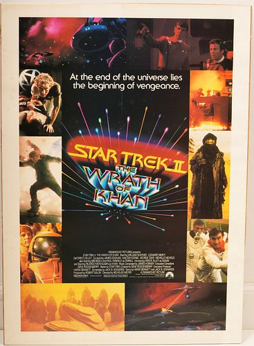 Star Trek II The Wrath Of Khan Movie Poster 