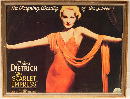 Vintage The Scarlet Empress Movie Poster 