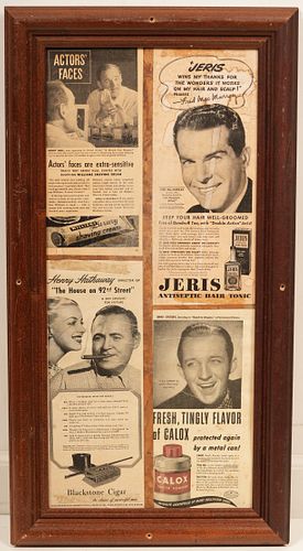 Vintage Men Film Advertising Poster 