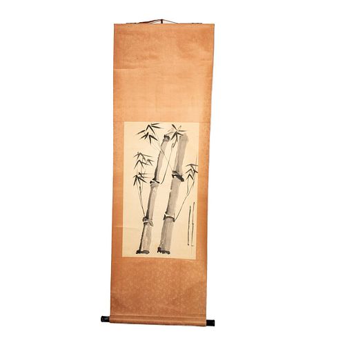Vintage Chinese Brush Painting Scroll