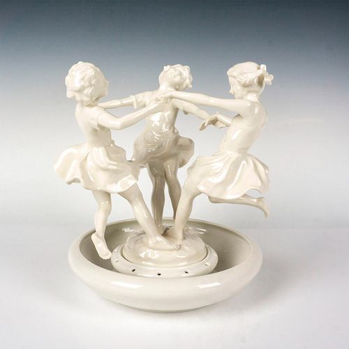 Hutschenreuther Porcelain Flower Bowl and Figural Group