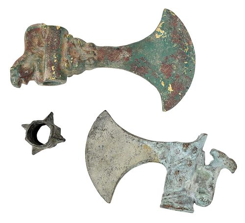 Three Early Bronze Axe Elements