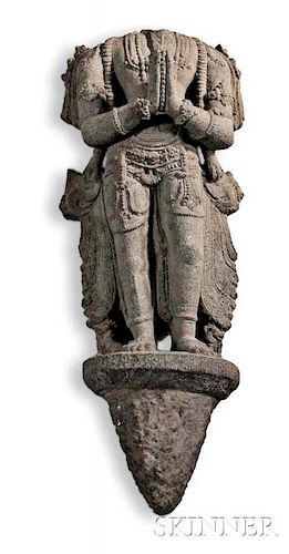 Buddhist Black Schist Sculpture 片岩材質佛像雕塑