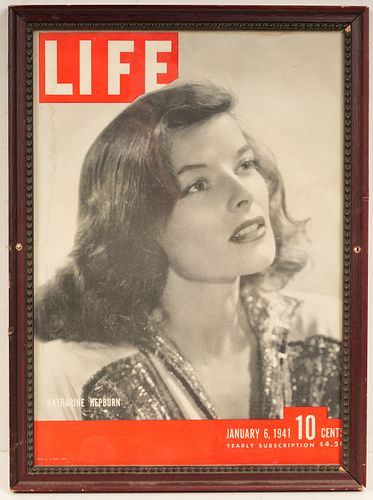 Kathrine Hepburn 1941 Life Magazine Cover 
