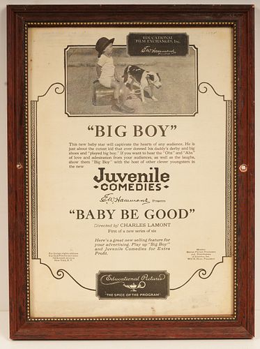 Baby Be Good Charles Lamont Short Film Ad
