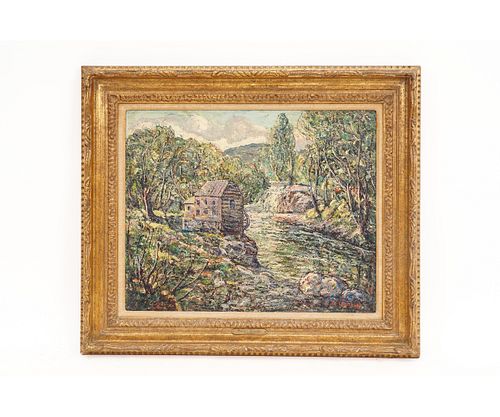 ERNEST LAWSON OIL ON CANVAS