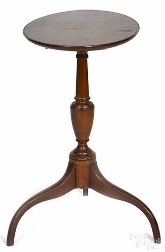 Federal cherry candlestand, ca. 1810, 26 1/2'' h., 14'' w., 21'' d.