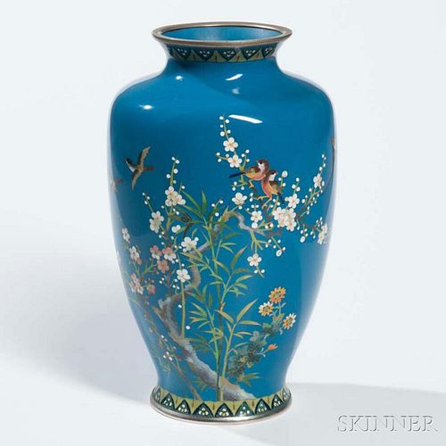 Cloisonne Vase 掐絲琺琅 七寶 花瓶