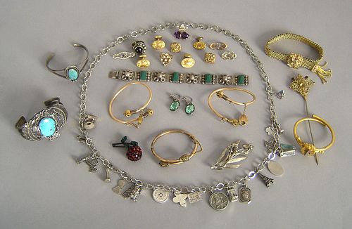 Misc. jewelry to include silver, turquoise, etc.