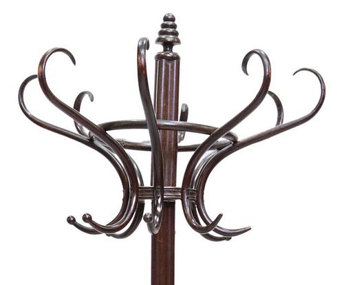 THONET STYLE BENTWOOD STANDING HALL TREE