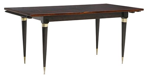 FRENCH MID-CENTURY MODERN LACQUERED DINING TABLE