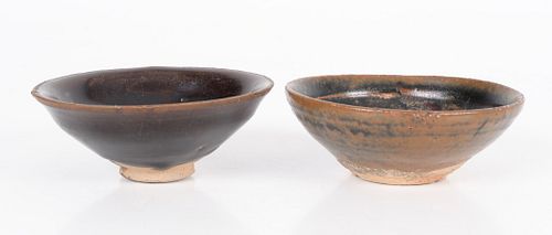Two Chinese Hare's Fur Tea bowls
