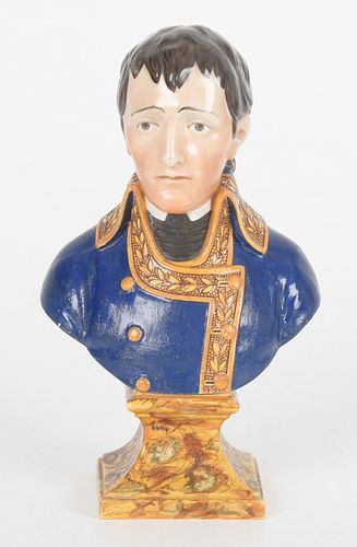 Pearlware Bust of Napoleon Bonaparte ca. 1815