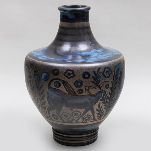 Primavera Glazed Stoneware Vase