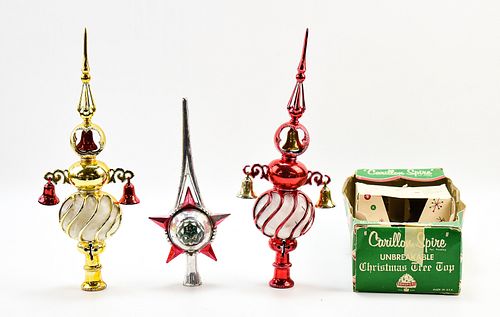 VINTAGE CHRISTMAS TREE TOPPERS (3)