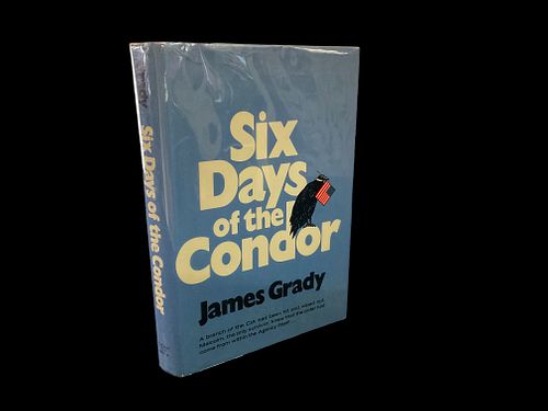 James Grady, "Six Days of the Condor" Stated First Edition 1974