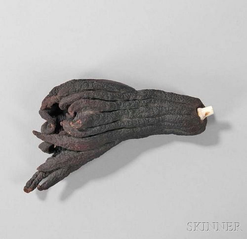Dried Finger Citron "Buddha Hand" Brush Rest 佛手筆山