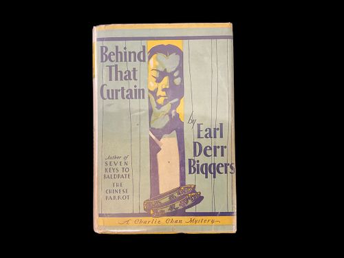 Earl Derr Biggers "Behind That Curtain A Charlie Chan Mystery" 1928 First Edition