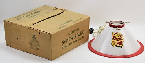 ILLUMINATED "SANTA-STAND" CHRISTMAS TREE HOLDER