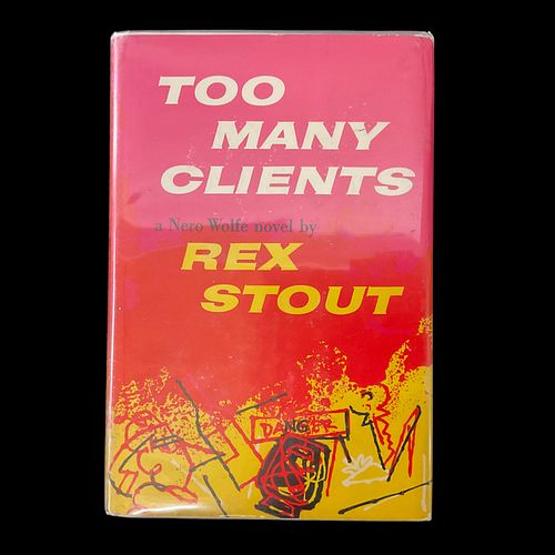 Rex Stout "Too Many Clients, A Nero Wolf Novel" Viking Press 1960