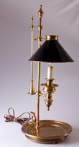 Chapman Chamber Stick Style Brass Lamp