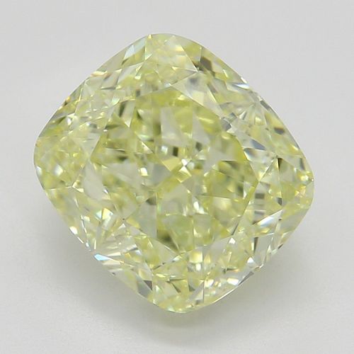 2.05 ct, Natural Fancy Yellow Even Color, VVS1, Cushion cut Diamond (GIA Graded), Appraised Value: $42,300 