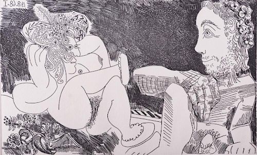 Picasso "Odalisque en Pantoufles au Chapeau" #9/50