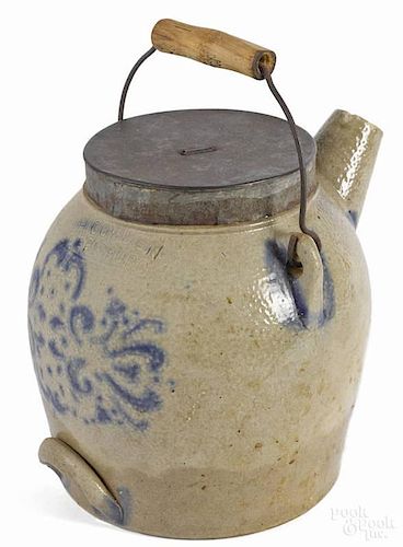 Pennsylvania stoneware batter jug, 19th c., imp