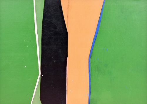 Large Robert Kiley Abstract Painting, 78"W