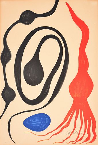 Alexander Calder OCTOPUS Lithograph 