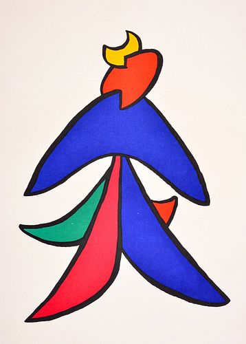Alexander Calder STABILES VII Lithograph