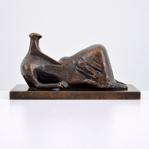Henry Moore Bronze Sculpture, Female Figure