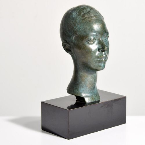 Antonio Salemme Bronze Portrait Sculpture