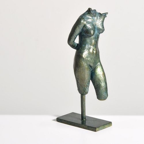 Antonio Salemme Bronze Sculpture, Nude Female Figure