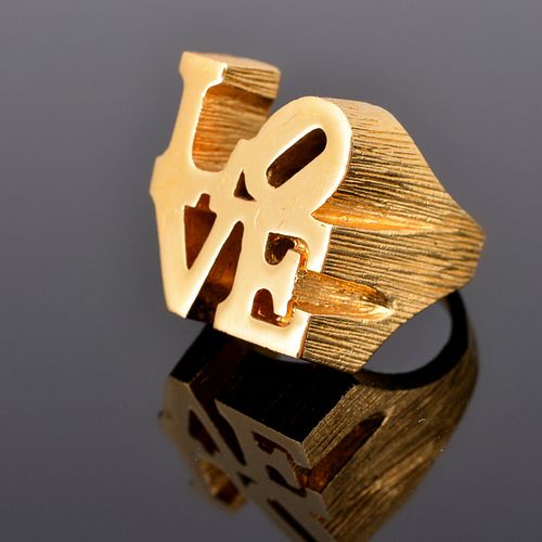 Robert Indiana THE LOVE RING by Charles Revson