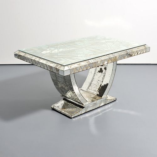 Daniel Clement Mirrored Table / Desk / Console
