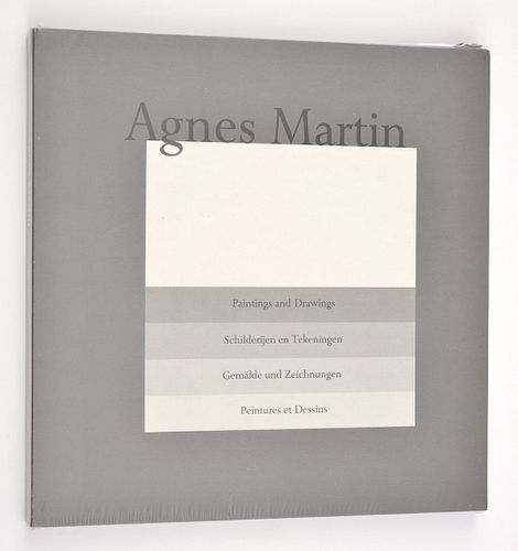 Agnes Martin STEDELIJK MUSEUM Portfolio, 10 Lithographs & Book