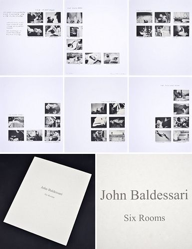 John Baldessari SIX ROOMS Suite of 6 Lithographs