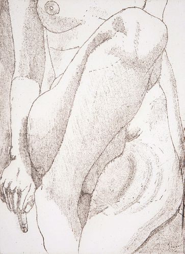 Philip Pearlstein SMALL NUDE Etching