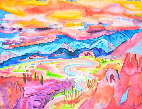 Phyllis Kapp Watercolor Landscape Painting