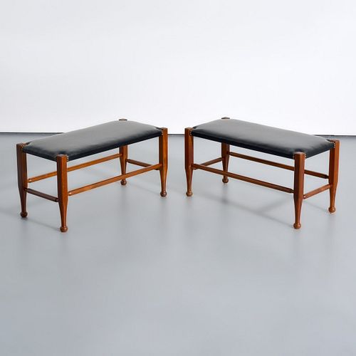 Pair of Josef Frank Benches / Stools