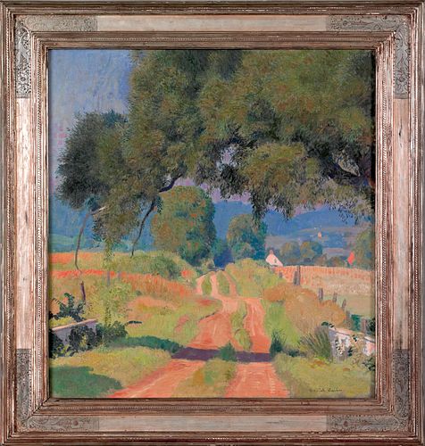 Daniel Garber (American, 1880-1958), oil on canvas