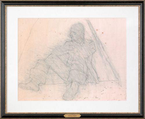 Andrew Newell Wyeth (American, b. 1917), pencil po