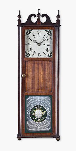 An early 19th century Maine shelf clock by John Taber