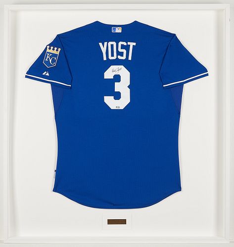 Kansas City Royals Jersey Signed Ned Yost