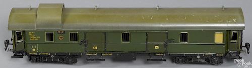 Marklin Gauge I baggage train car, 57 cm, no. 19441 coach, without interior, 22 1/2'' l.